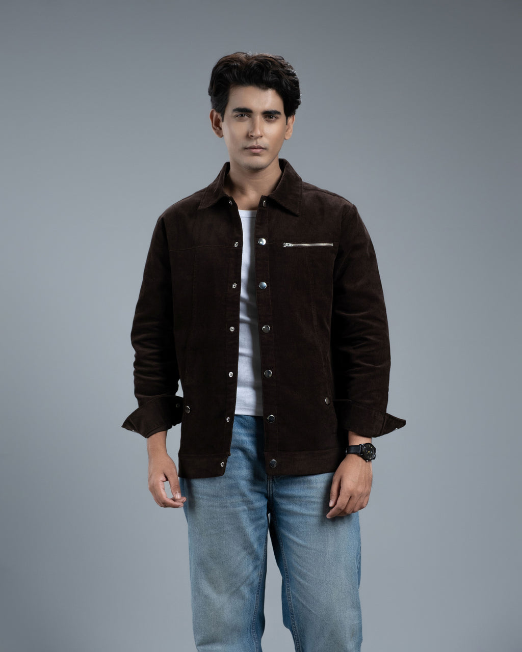Men’s Classic Corduroy Jacket (Chocolate Earth)