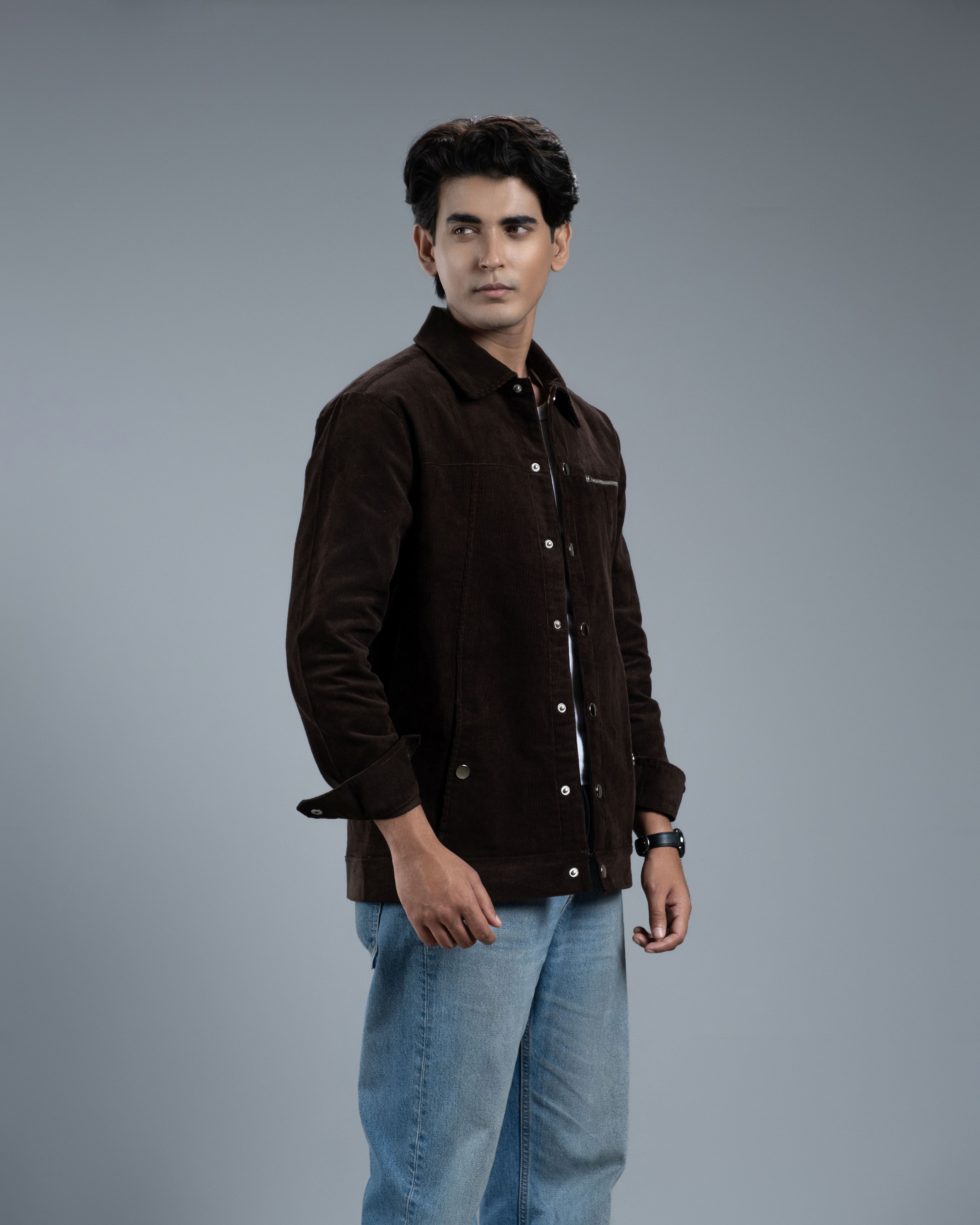 Men’s Classic Corduroy Jacket (Chocolate Earth)