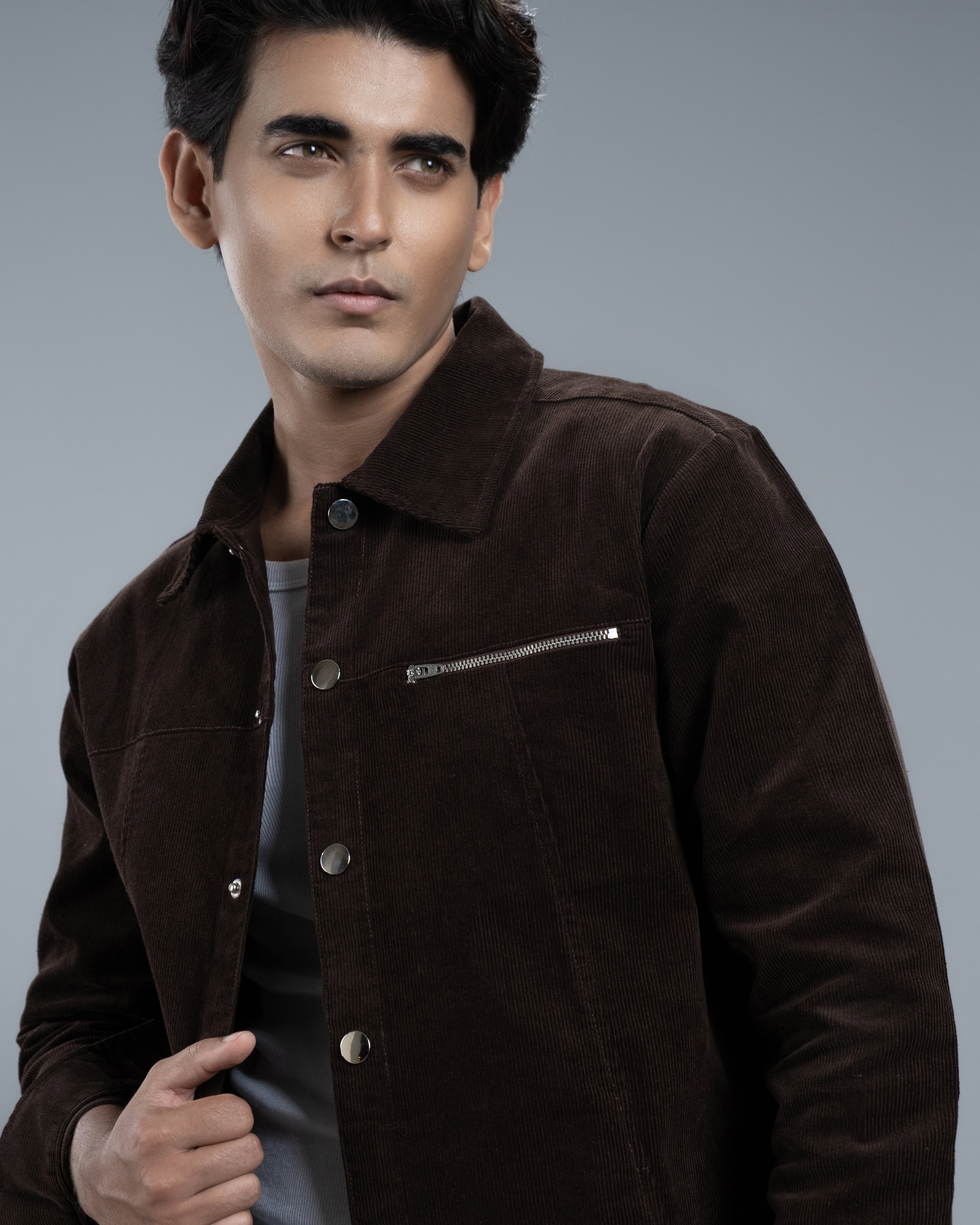 Men’s Classic Corduroy Jacket (Chocolate Earth)