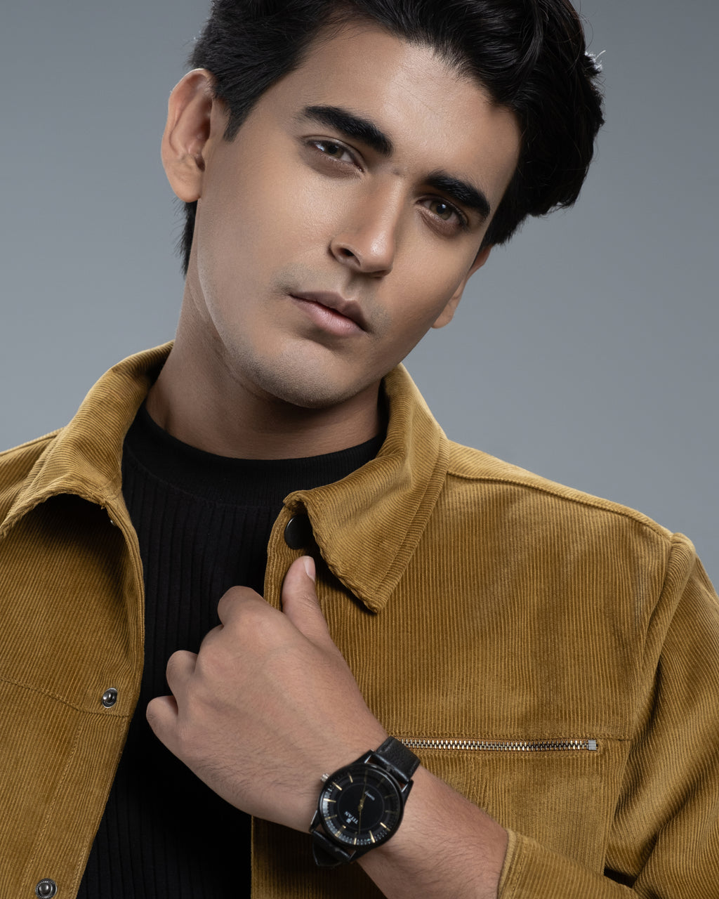 Men’s Classic Corduroy Jacket (Mustard Canvas)