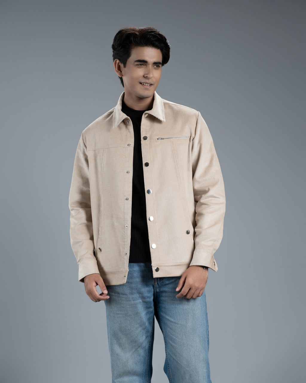 Men’s Classic Corduroy Jacket (Classic Ecru)