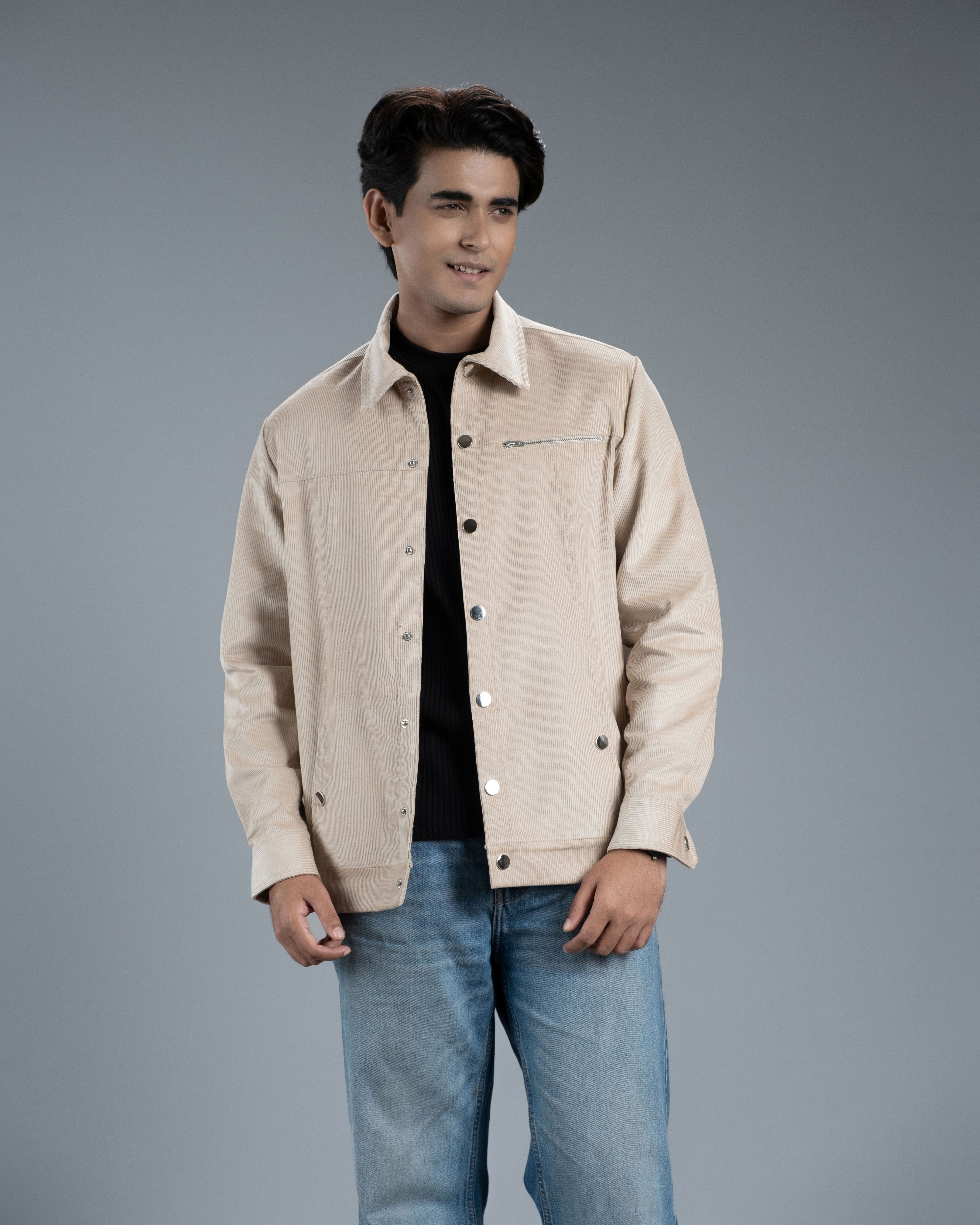 Men’s Classic Corduroy Jacket (Classic Ecru)