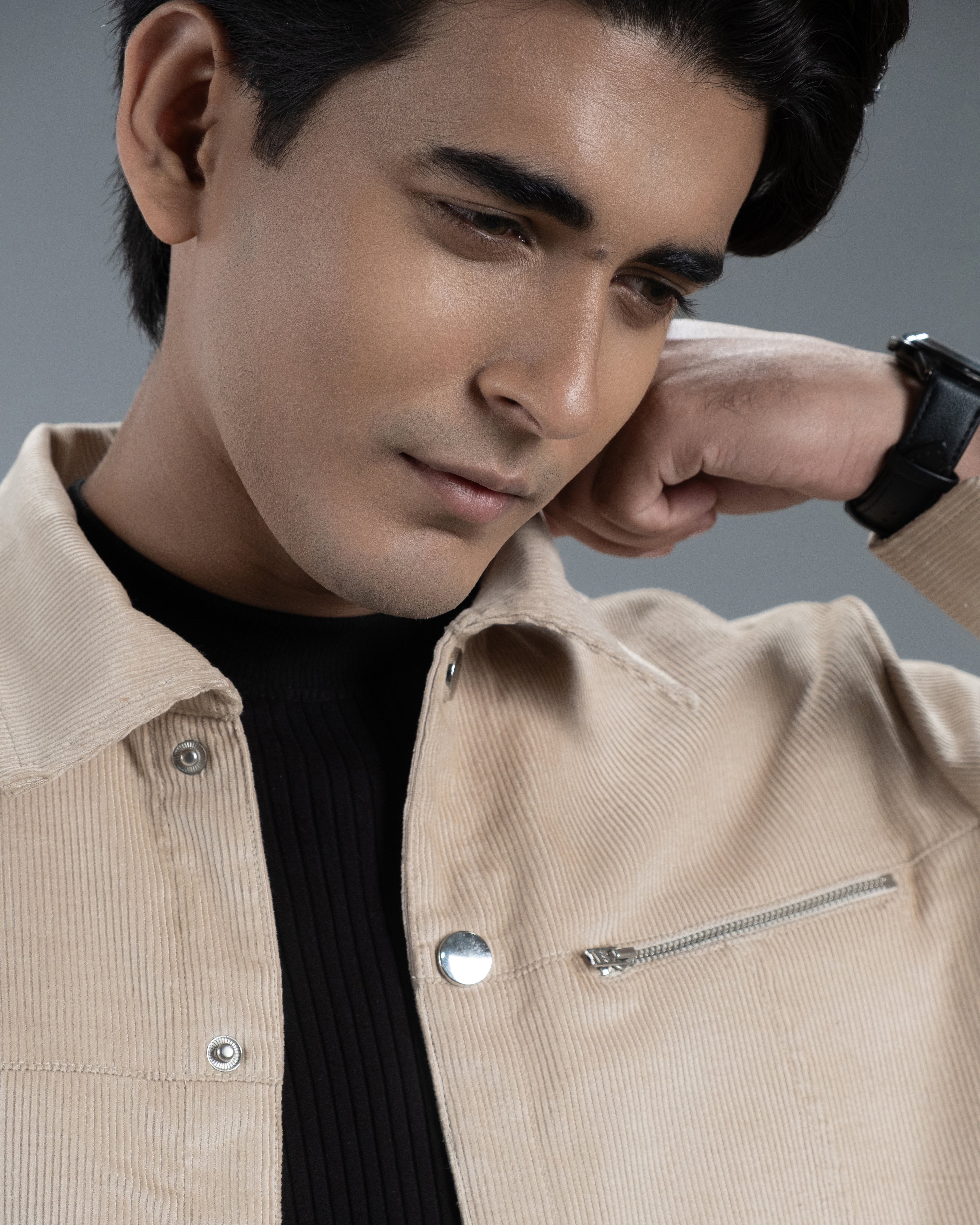 Men’s Classic Corduroy Jacket (Classic Ecru)