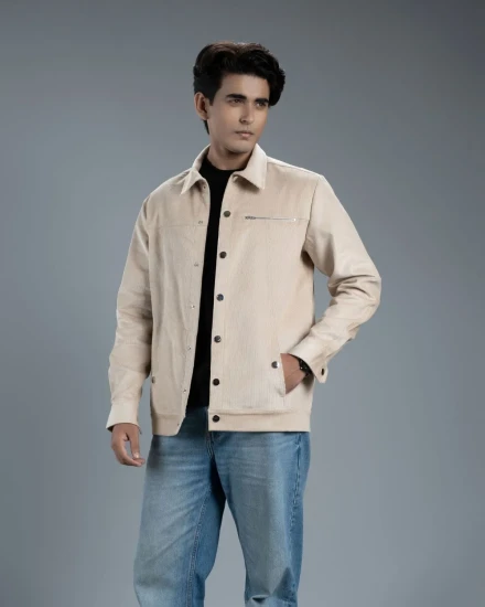 Men’s Classic Corduroy Jacket (Classic Ecru)