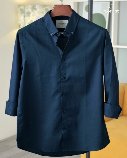 Men’s UrbanLine Long Sleeve Shirt (Midnight Navy)- CG1249